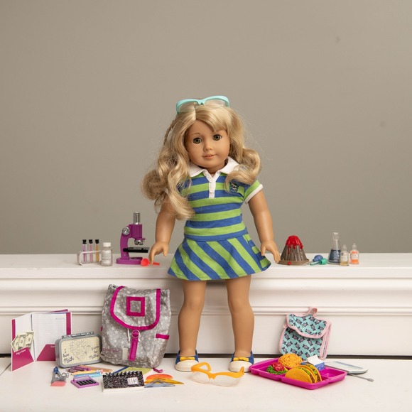 American Girl Other - American Girl Doll Lanie Holland School Supplies Accessories Retired Collectible